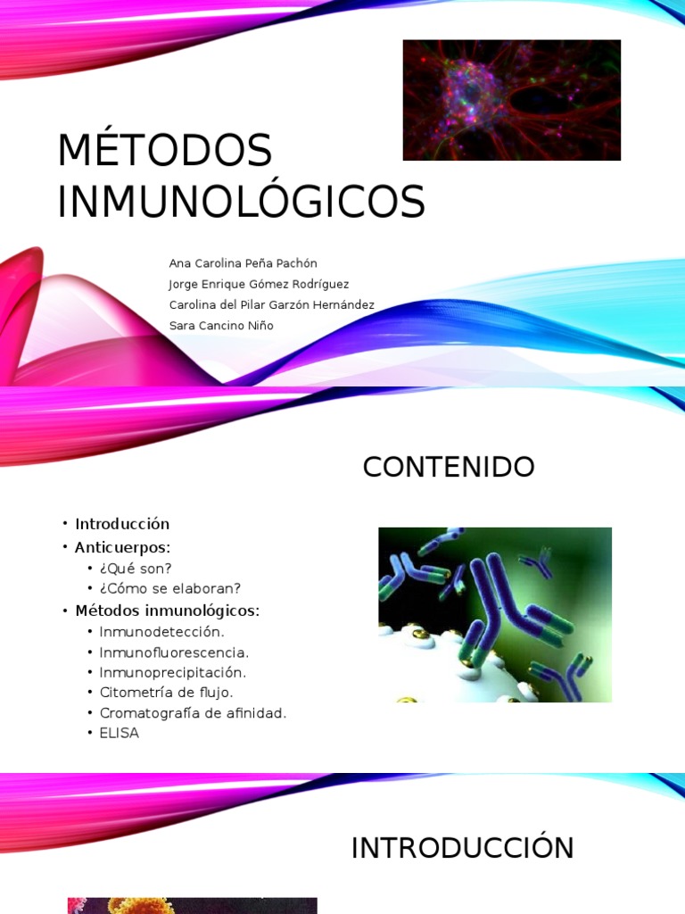 Métodos Inmunológicos de Detección en Biología Celular. | PDF | Elisa ...