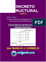 Libro de Concreto Estructural Presforzado TOMO II [Ing. Basilio J. Curbelo] CivilGeeks.com.pdf