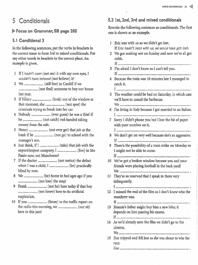 Conditionals c1 | PDF