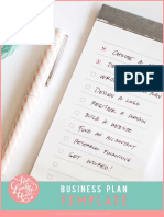 Business Plan Template