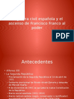 La Guerra Civil Española y El Ascenso De