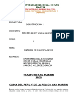 Clima Nacional y Regional