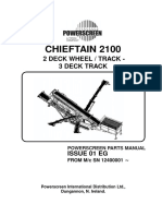 Manual Componentes Powerscreen Chieftain 2100