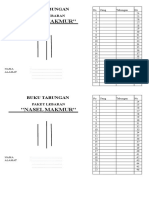 Buku Tabungan Paket Labaran