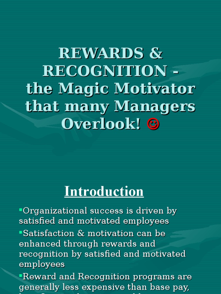 Rewards and Recognition | Reward System | Employment