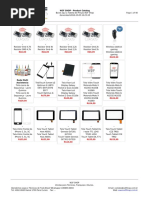 Tabela de Preços W2F Shop