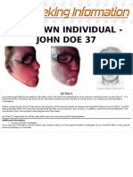 Unknown Individual - John Doe 37: Details