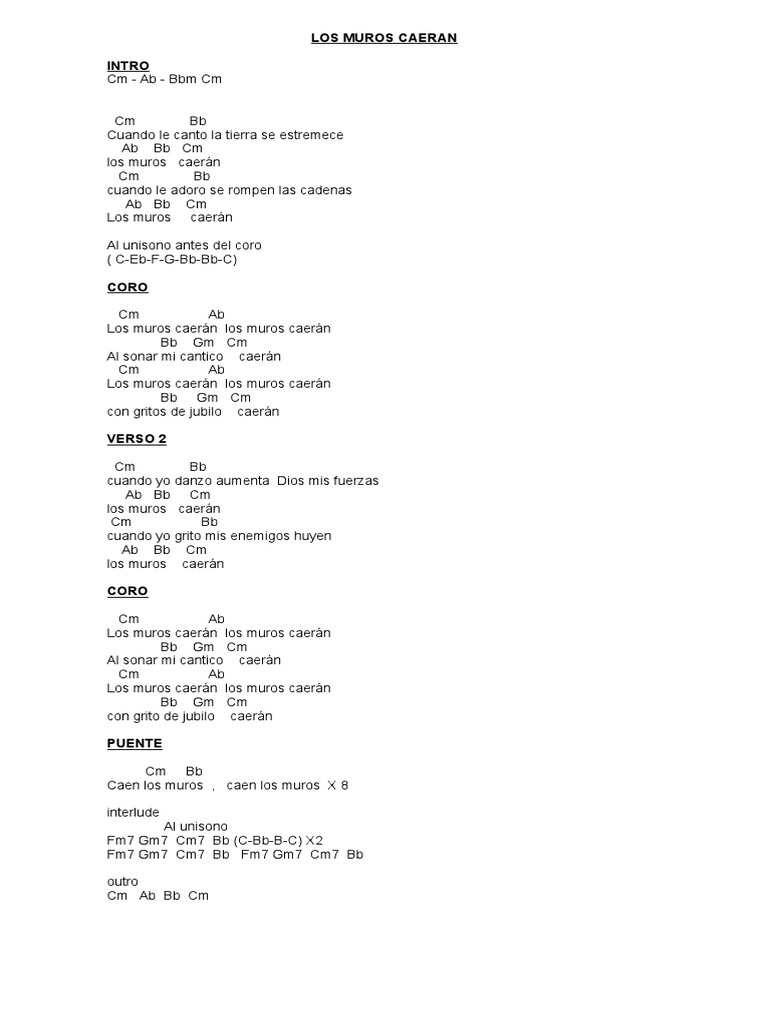 Los Muros Caeran PDF Religión y creencia