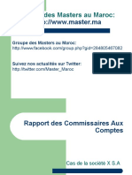 Cas Pratique Rapport Commissaires Aux Comptes