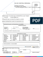 1. Ficha de Control Médico