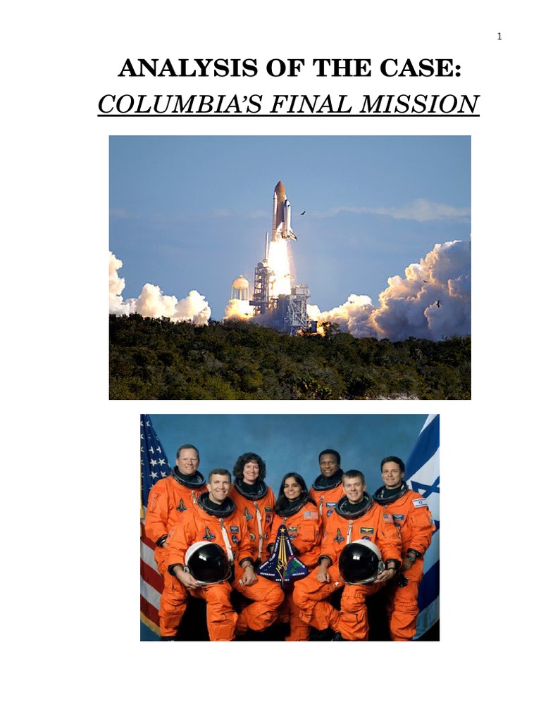 columbia final mission case study summary