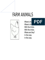 Farm Animals Yr 3