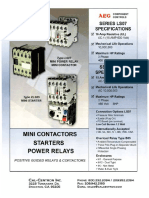 AEG Mini Contactors Starters Power Relays