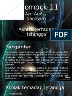 Akhlak Terhadap Tetangga