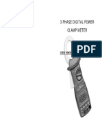 MS2203 Power Clamp Meter English Manual