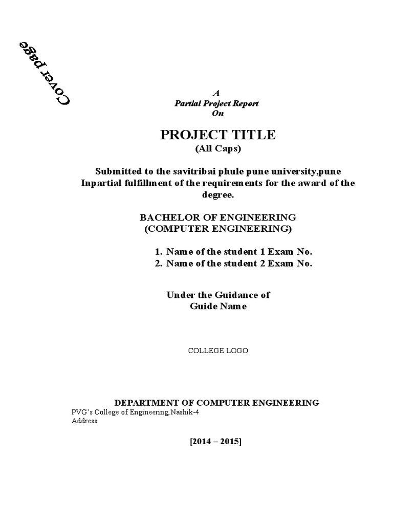 Partial Project Report Template | PDF | Workflow | Times New Roman