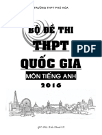 Bo de Thi THPT Quoc Gia 2016