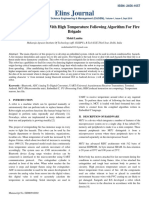 Fire Extinguishing Bot With High Temperature Following Algorithm For Fire Brigade