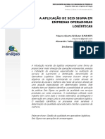 A Aplicação de Seis Sigma em Empresas Operadoras Logísticas