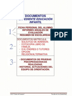 Documentos Expediente Educ. Infantil.