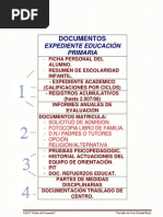 Documentos Expediente Educ. Primaria