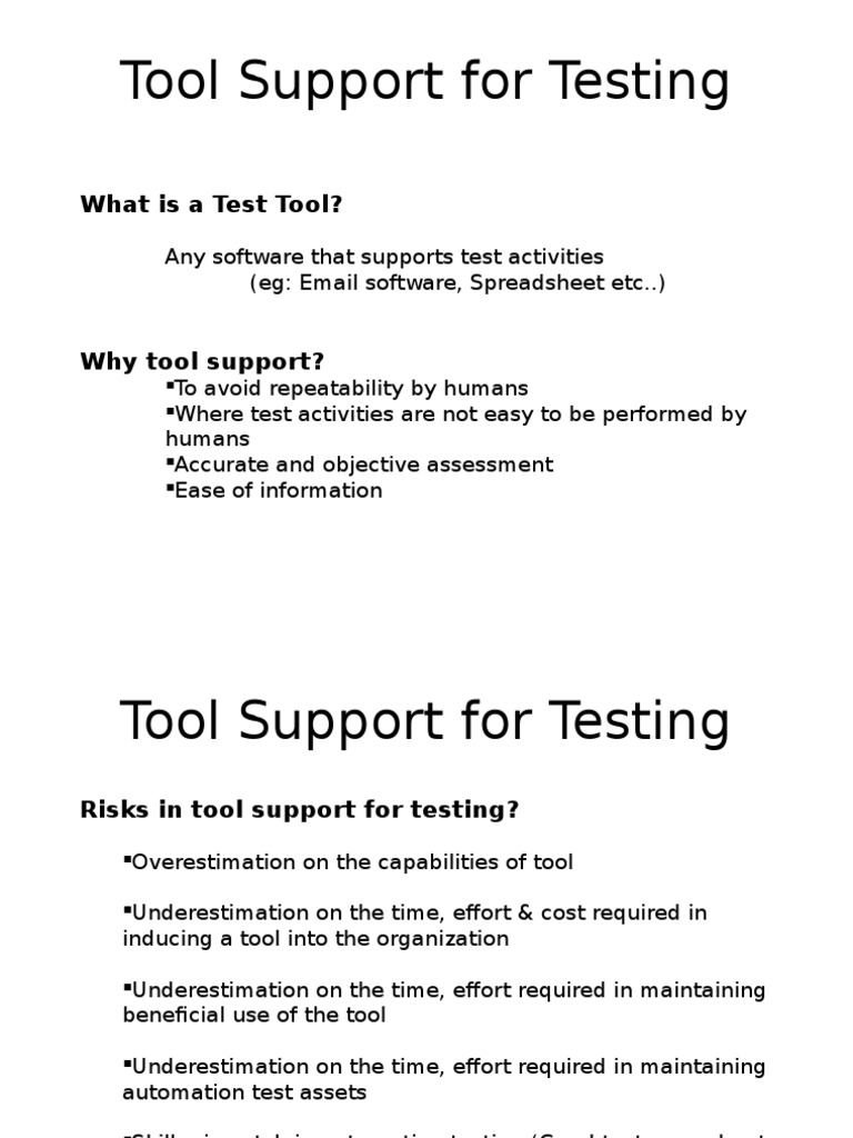 Essential Tools for Effective Testing | PDF