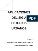 Aplicaciones Del Sig A Estudios Urbanos
