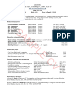 medicalCVsample PDF
