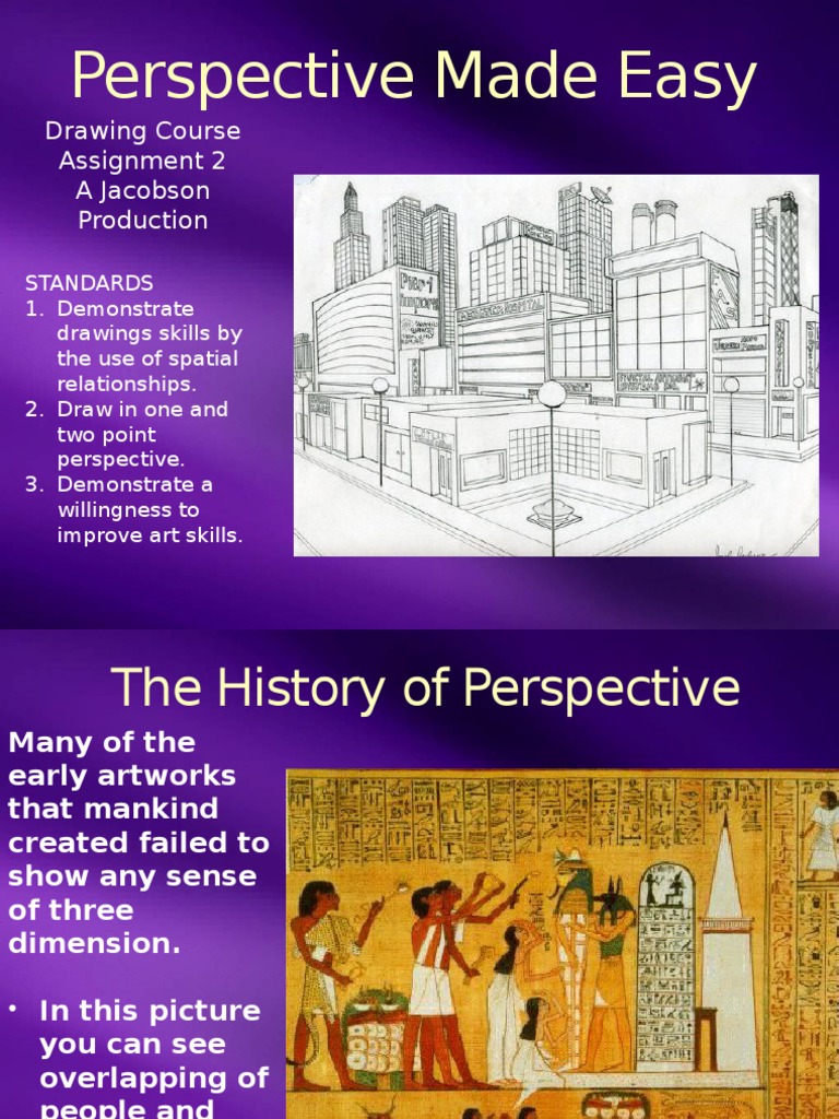 Mastering One and Two Point Perspective | PDF | Horizon | Perspective ...