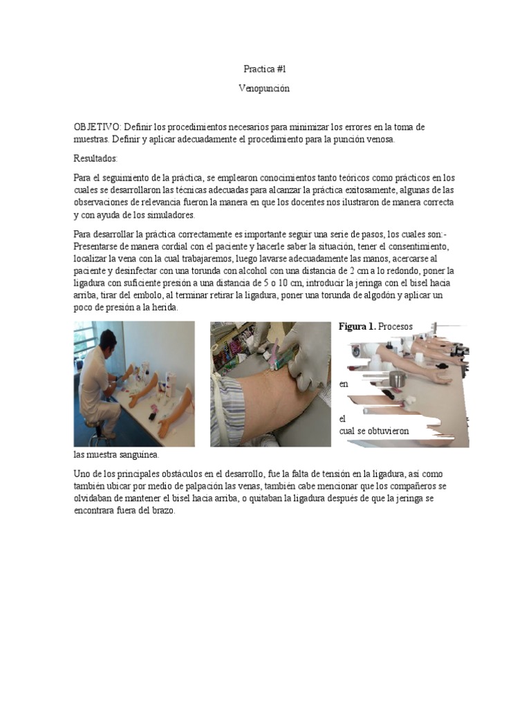 Practica Venopuncion | PDF