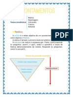 Apontamentos Texto Jornalistico PDF