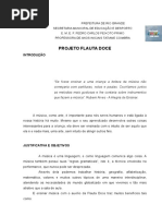 Projeto Flauta Doce