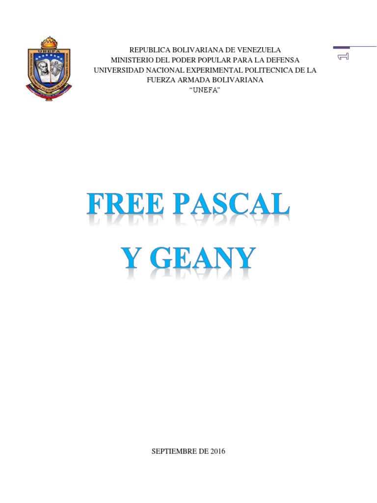 Guía de Free Pascal y Geany en Ubuntu | PDF | Programa de computadora ...