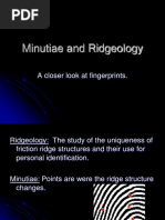 Fingerprint Ridge Characteristics Explained | PDF | Fingerprint ...