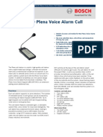 LBB 1956 00 Plena Voice Alarm Call Station Data Sheet EnUS
