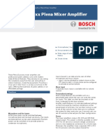 PLE-1MExx0-Xx Plena Mixer Amplifier Data Sheet EnUS