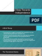 A Bold Step Towards Independence