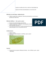 Modelo de Prova Prática de Parasitologia Clínica UNIP