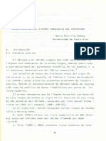 Reconstruccion del sistema fonologico del prototerbi