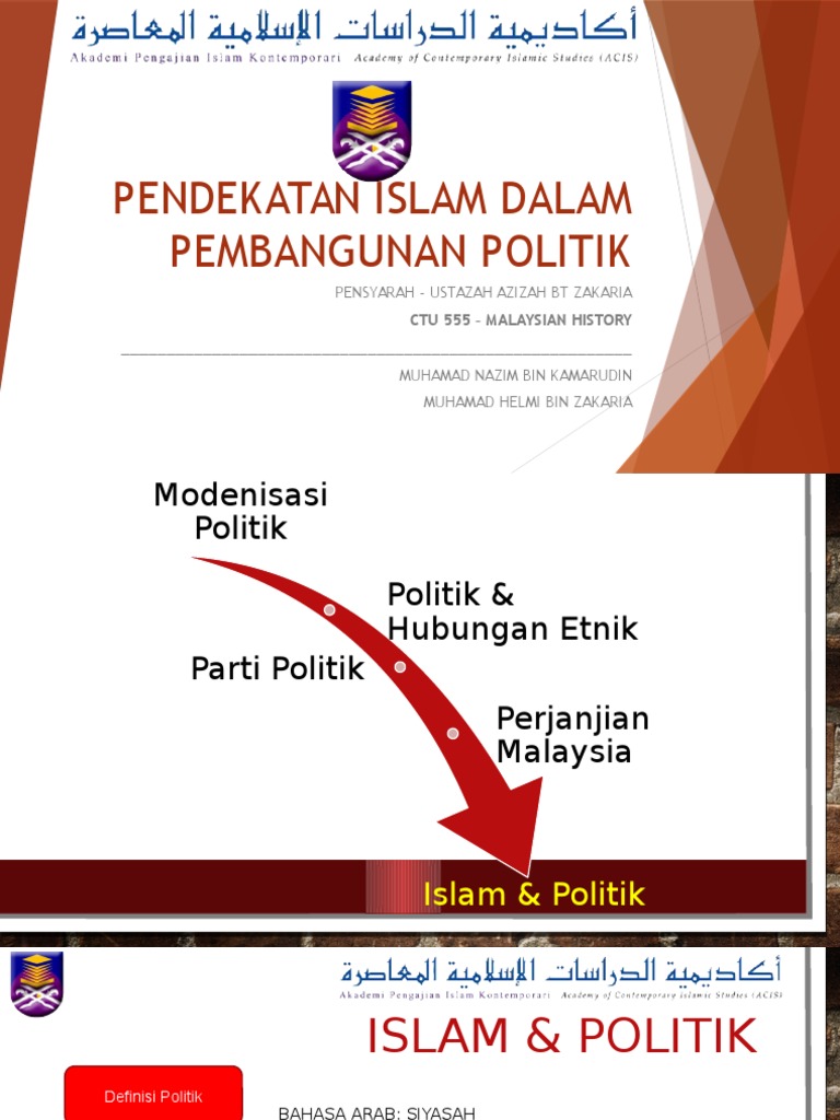 Pendekatan Islam Dalam Pembangunan Politik 2 Pdf