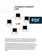 Langkah-Langkah Instalasi Jaringan LAN