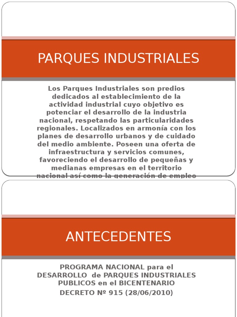 Parques Industriales en Jujuy: Desarrollo y Beneficios | PDF | Pequeñas ...