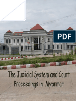The Judicial System and Court Proceedings in Myanmar