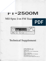 Yaesu FT 2500m Technical Supplement PDF