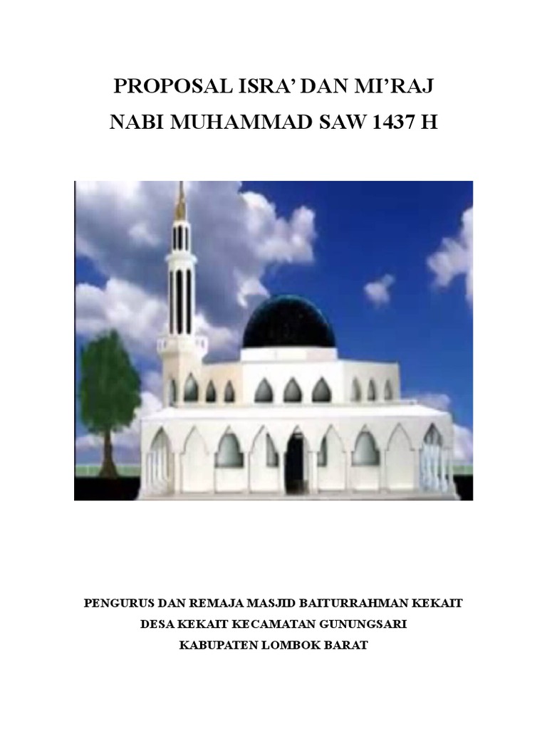 Contoh Proposal Remaja Masjid | PDF