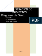 Investigacion de Diagrama de Gaant