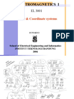 Electromagnetics I: Vector & Coordinate Systems