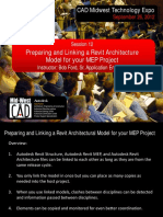Preparing and Linking A Revit Architecture Model For Your MEP Project