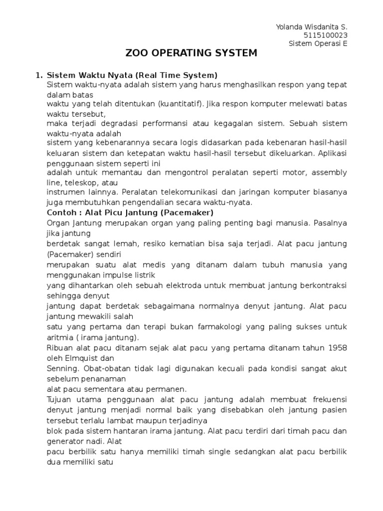 Zoo Operating System PDF