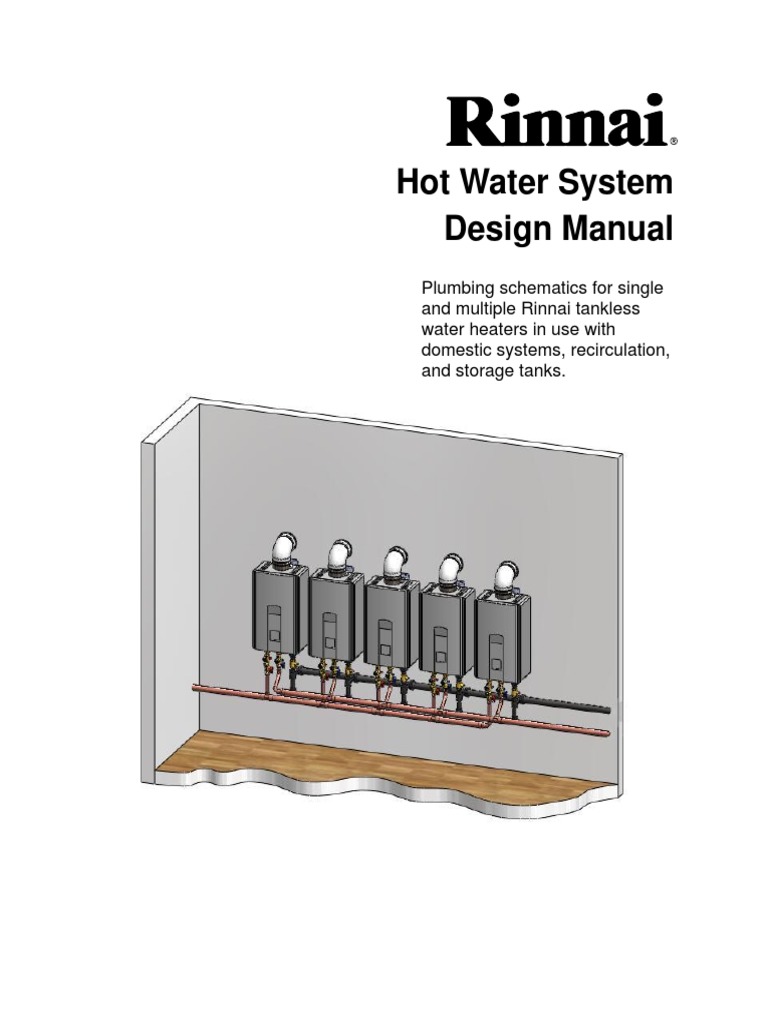 Hot Water System Design Manual PDF Water Heating Dishwasher